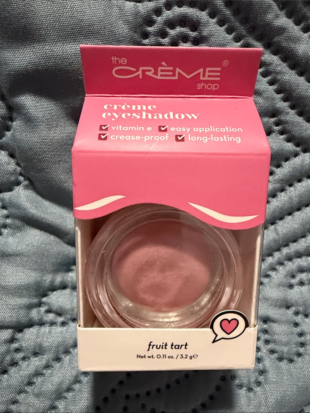 The Crème Shop Fruit Tart Crème Eyeshadow — Pink